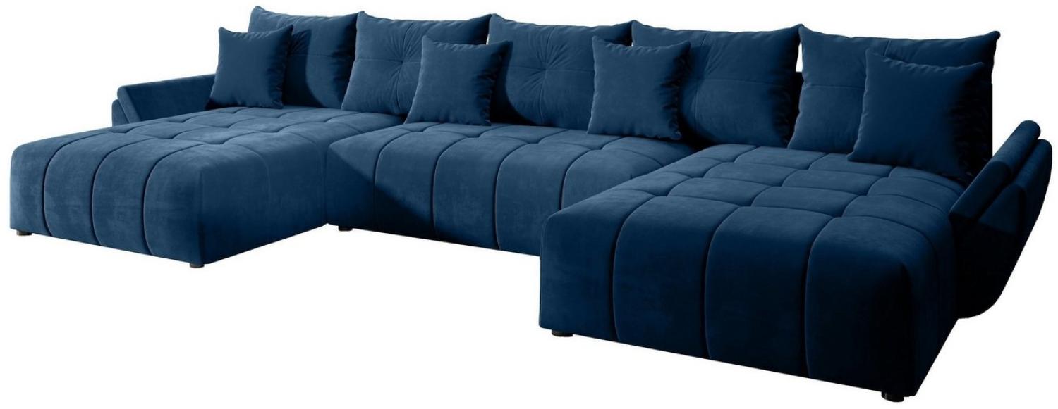 Furnix Wohnlandschaft Corrino großzügiges XXL-Sofa U-Form Schlaffunktion Bettkasten Kissen, XXL-Abmessungen, modern & elegant Bild 1