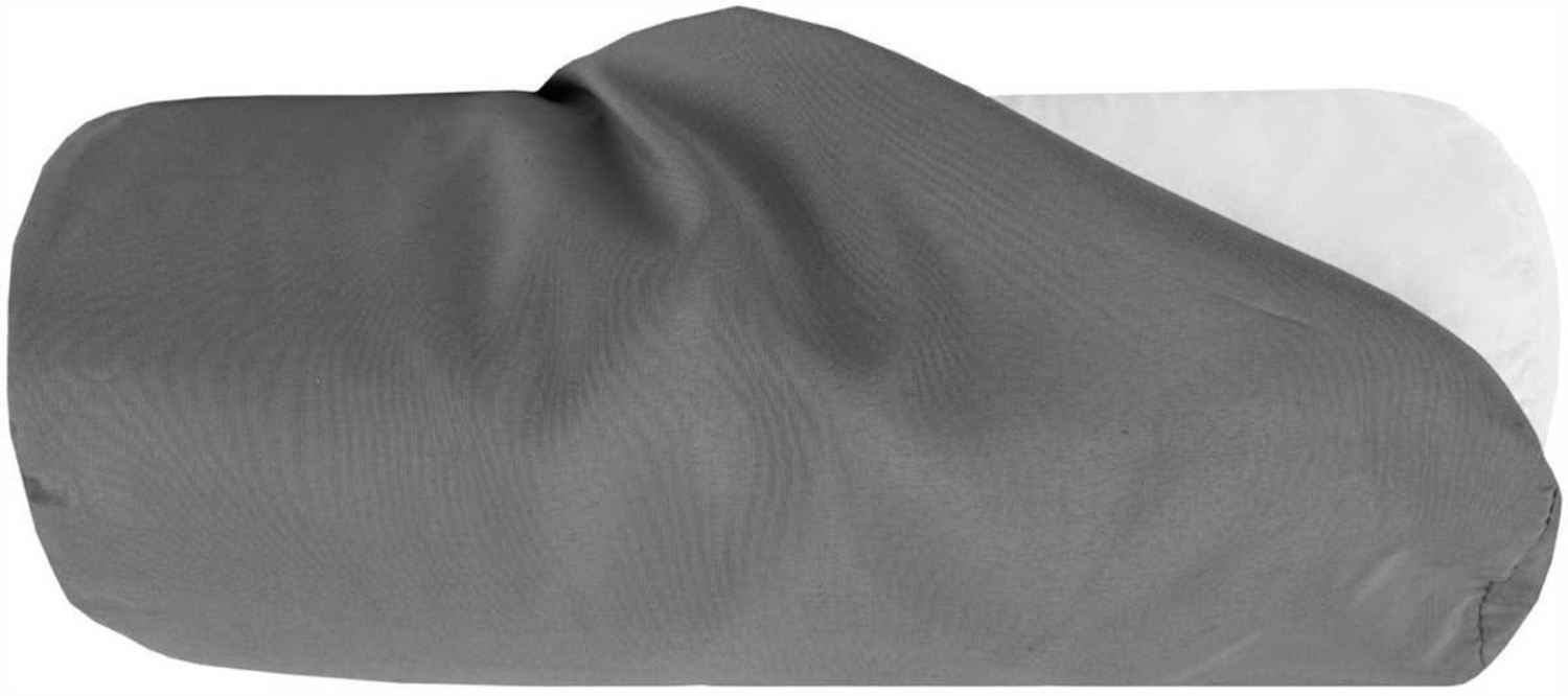 Bestlivings Bezug für Nackenrolle 10x25cm ( BxL ) Bezug in Anthrazit, in vielen Farben Bild 1
