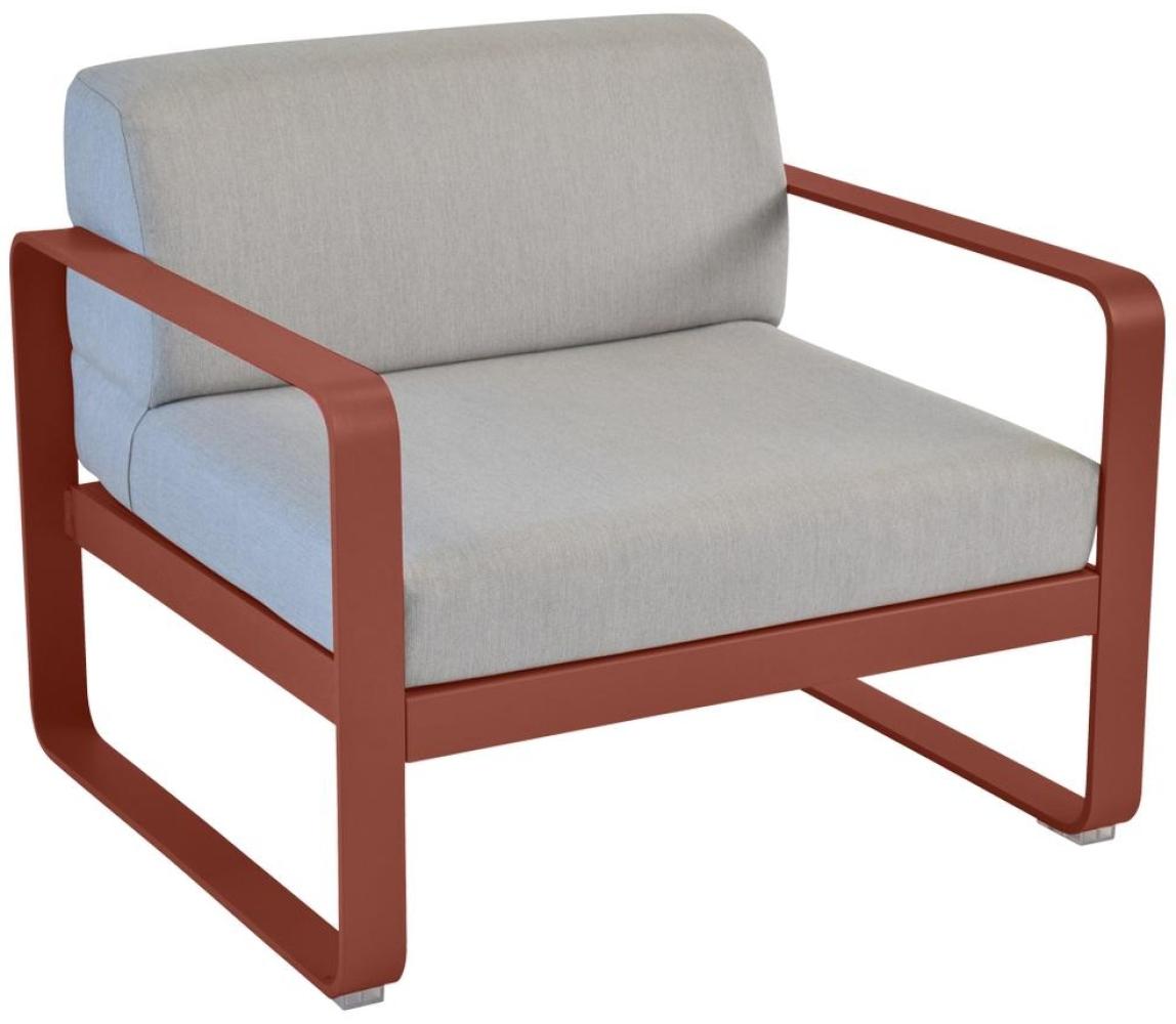 Bellevie Lounge-Sessel Outdoor 20 Ockerrot 79 Flanellgrau Bild 1