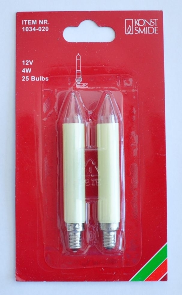 Konstsmide Ersatzbirne klar 12 V 4 W 2 Stück Bild 1