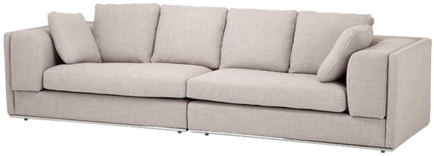 Casa Padrino Sofa Sandfarbig 290 x 111 x H. 80 cm Bild 1