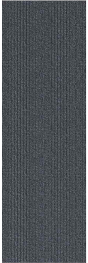 vidaXL Teppichläufer Grau 80 x 400 cm Stoff 42011419 Bild 1