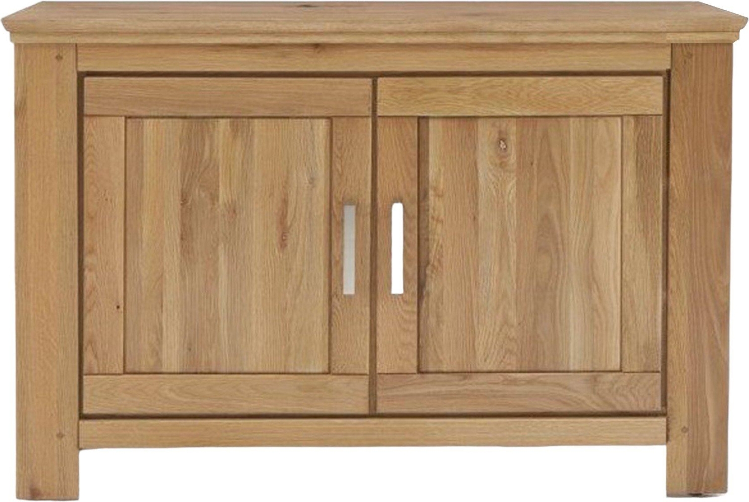 Anrichte Teilmassiv Iantha 100x85x47 Sideboard Wildeiche natur geölt 20094 Bild 1