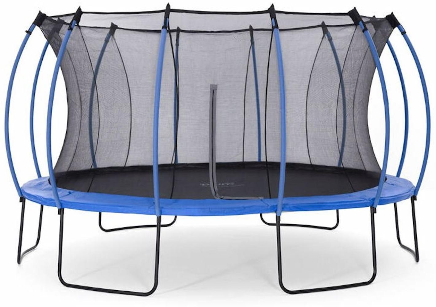 Springsafe Trampolin Colours 426 cm mit Sicherheitsnetz blau Bild 1