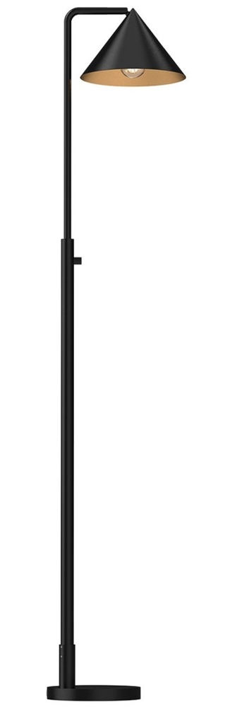 Elstead Lighting Remyck Stehleuchte 1-flammig Schwarz Bild 1