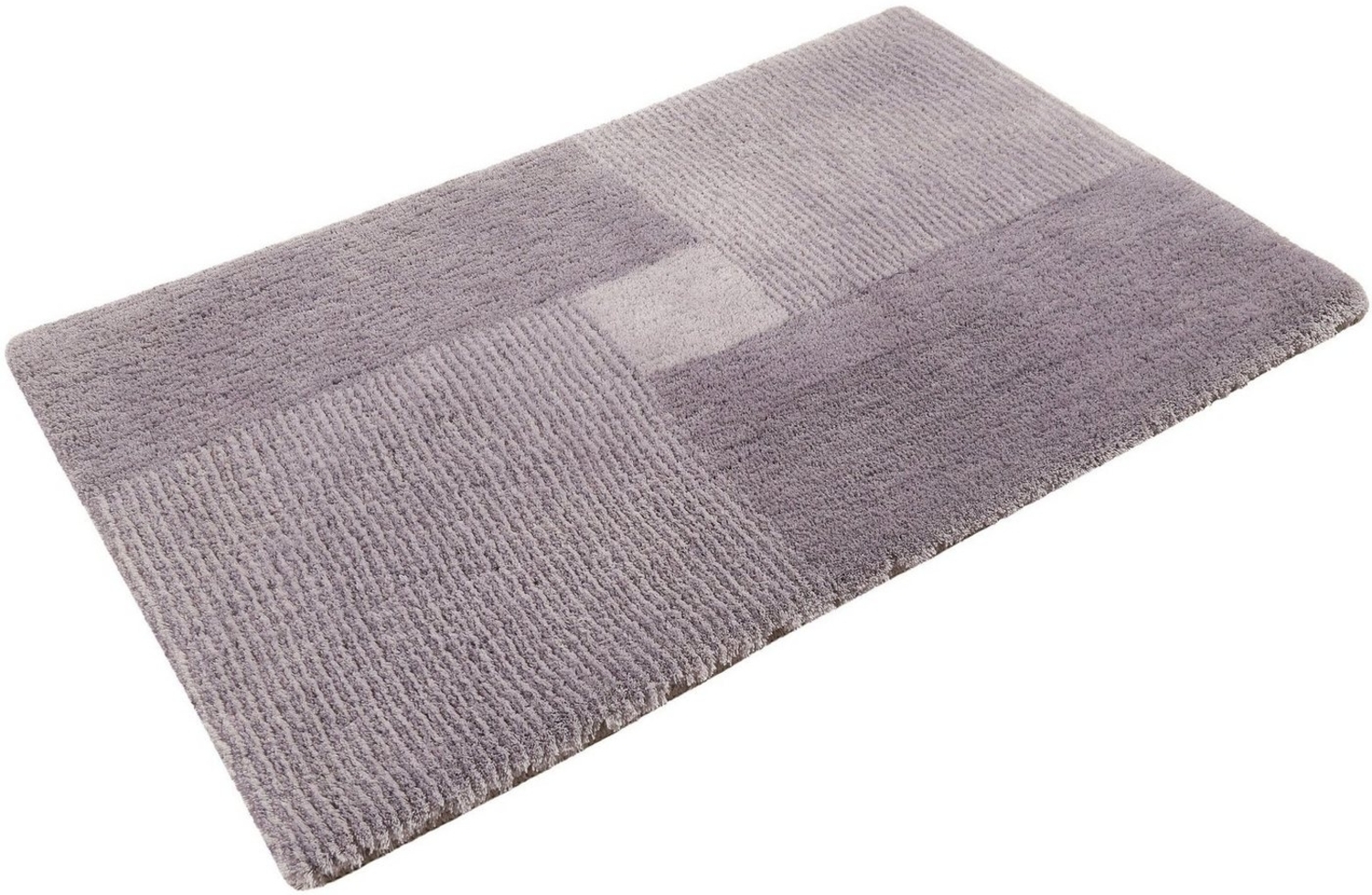 Homie Living Badematte San Piero, Höhe 30 mm, rutschhemmend beschichtet, fußbodenheizungsgeeignet, schnell trocknend, Polyester, rechteckig, Badteppich, kuschelig weich, uni, waschbar, Badezimmerteppich Bild 1