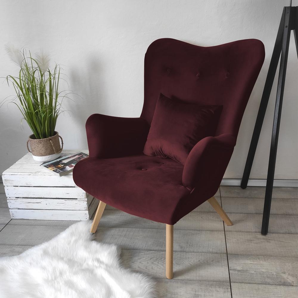 Sessel Hosul, Farbe: Magic Velvet 2202 Bild 1