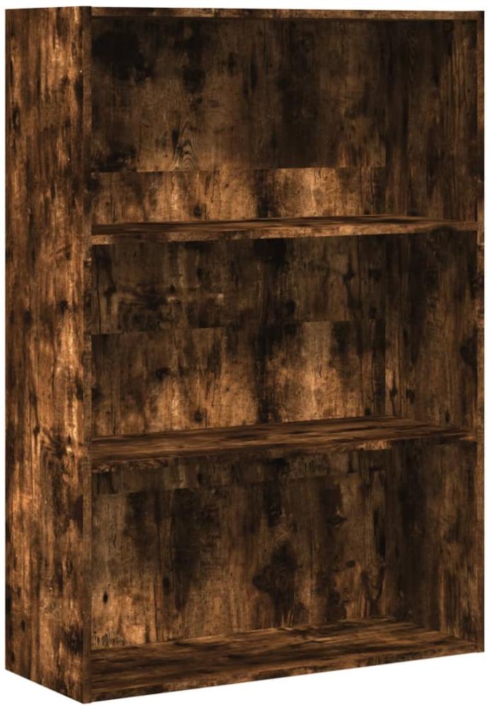 vidaXL Bücherregal Räuchereiche 80x30x114 cm Holzwerkstoff 857935 Bild 1