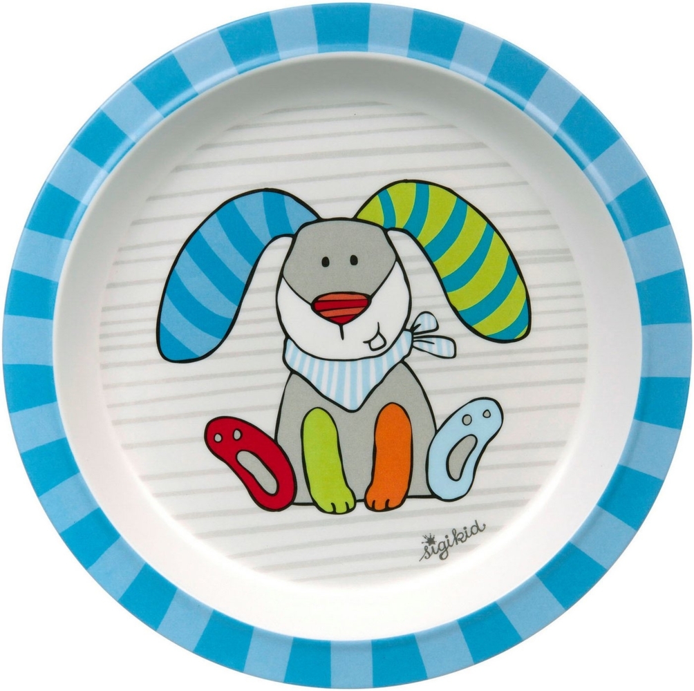 Sigikid Teller Kinderbunt, Hase Ringel Dingel Bild 1