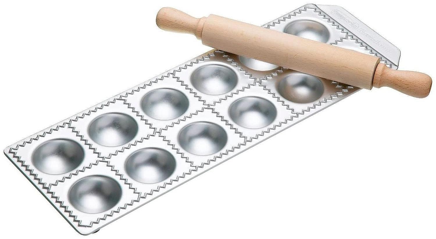 Ravioliform Ravioli Chef mit Teigrolle für 12 Ravioli rund 52 x 52 mm / GSD Bild 1