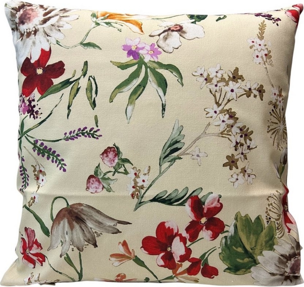 HOSSNER - HOMECOLLECTION Kissenbezug Floral 48x48 cm, (1 Stück), Dekokissen Bezug bedruckt modern Bild 1