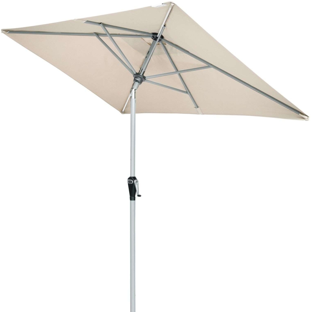 Doppler Active Auto Tilt 210x140 cm Sonnenschirm 5 Farben Balkonschirm Mittelmast 457460 820 Natur Bild 1