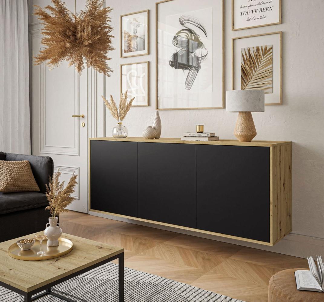 yourhouse24 Kommode Sanayi Hängende Sideboard Push-Open 154 cm Bild 1