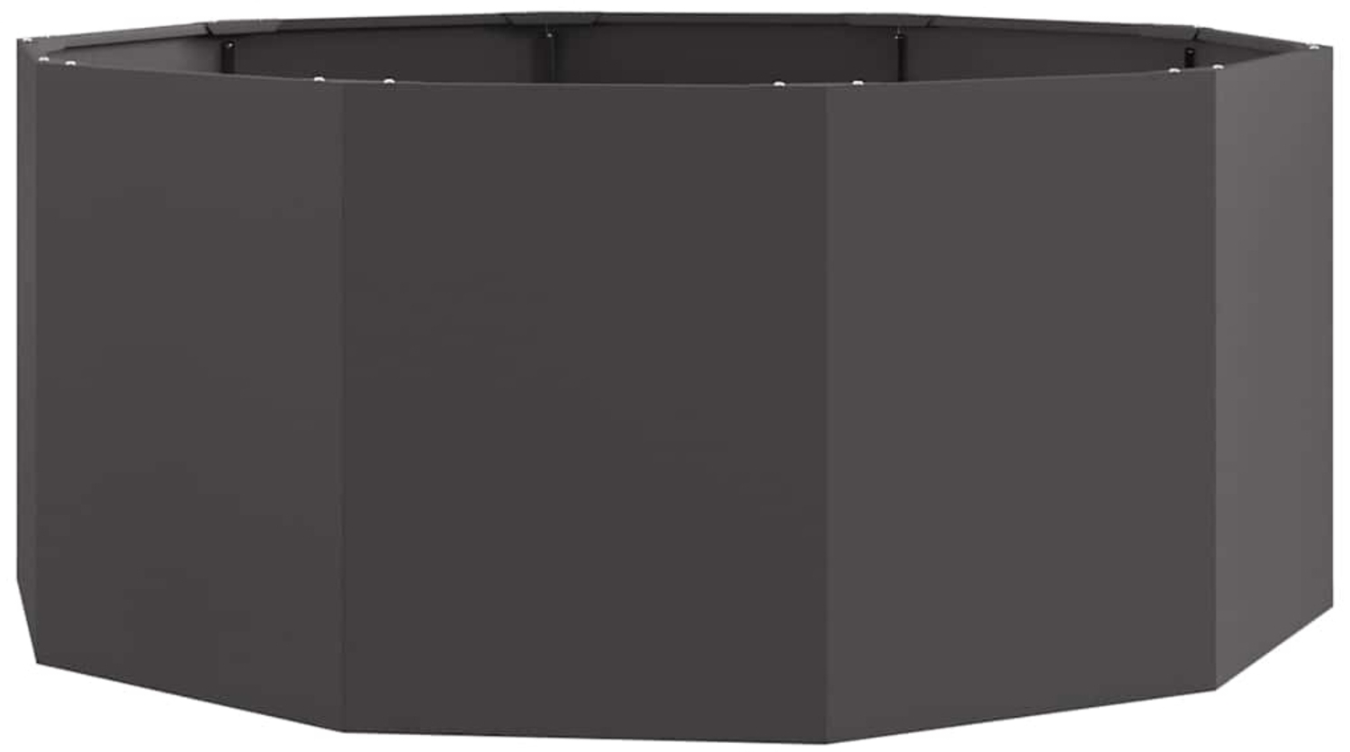 vidaXL Pflanzkübel Schwarz 120 x 120 x 50 cm Stahl 883745 Bild 1