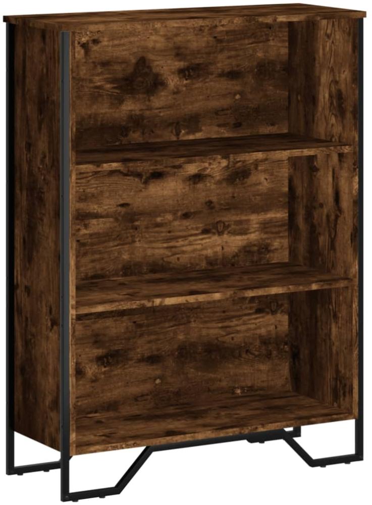 vidaXL Bücherregal Räuchereiche 80x31x106 cm Holzwerkstoff 848626 Bild 1