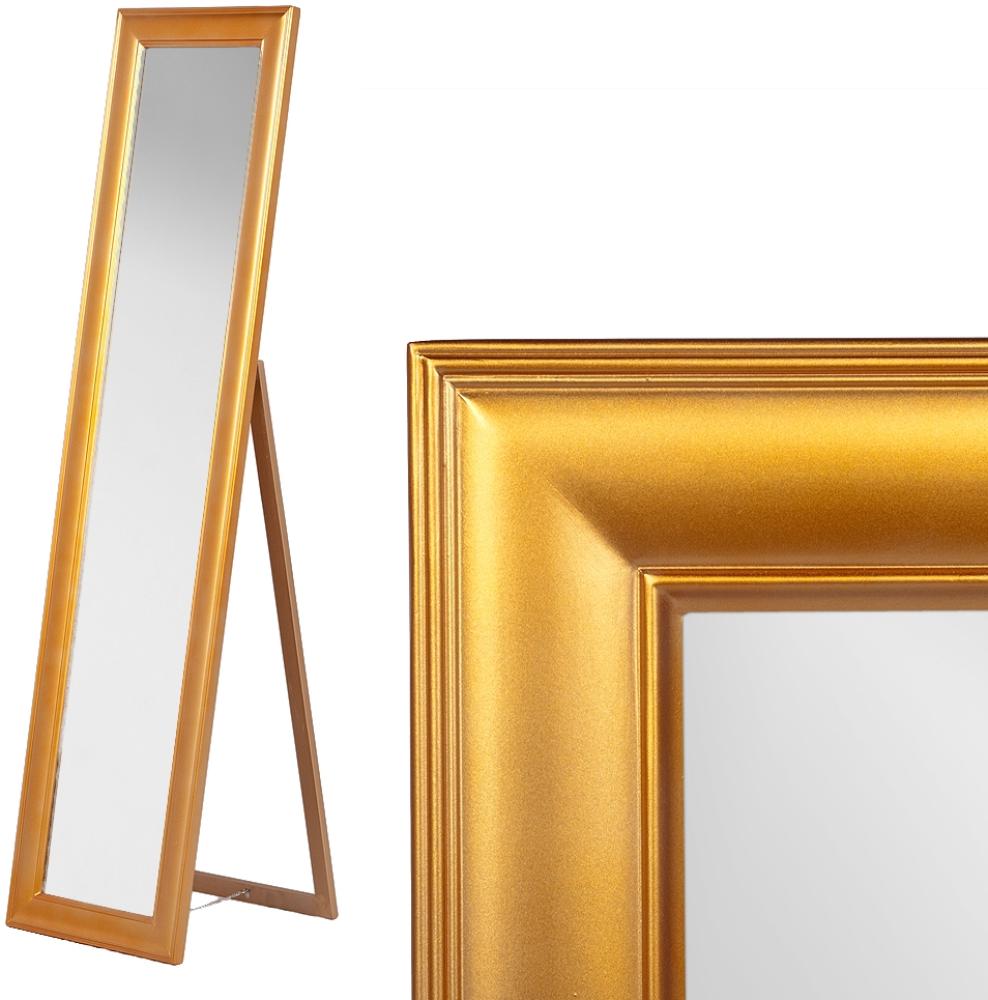 Standspiegel NURI Antik-Gold ca.H180cm Spiegel Ankleidespiegel Ganzkörperspiegel Bild 1
