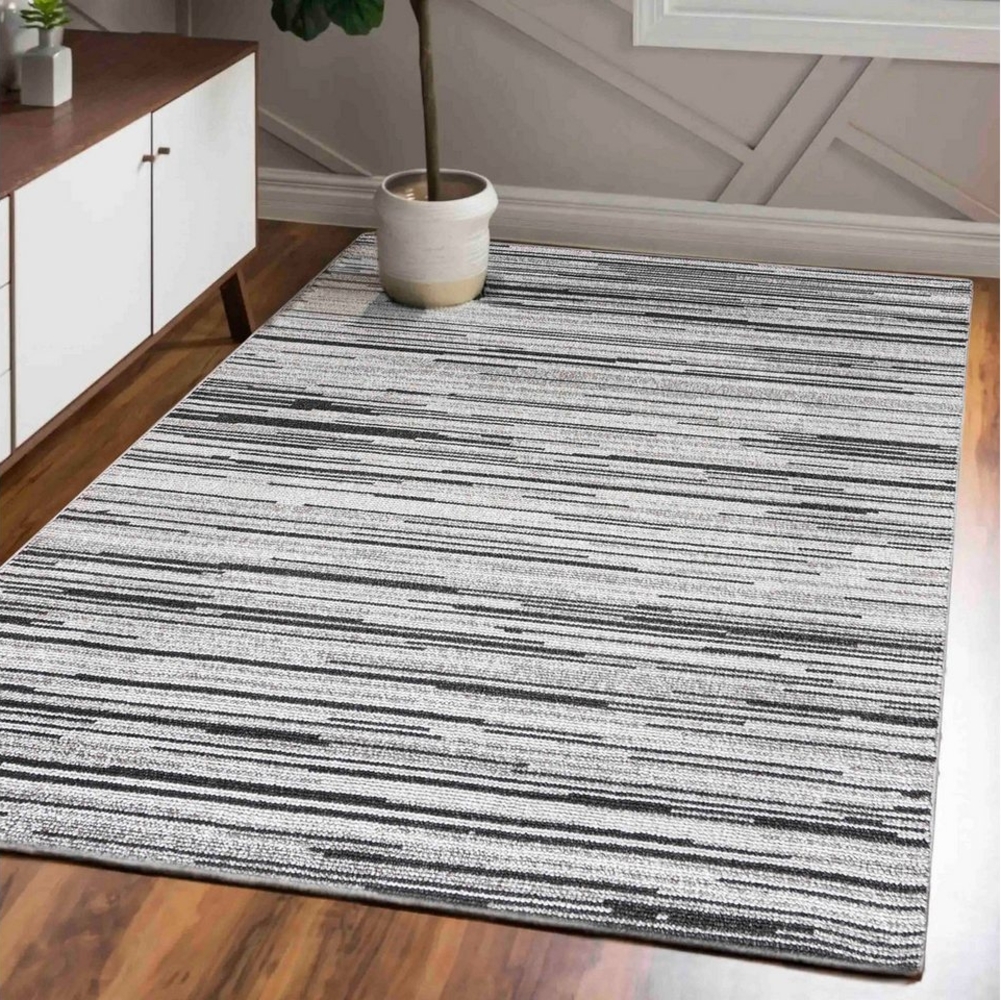 Mazovia Designteppich Modern Weich Minimalist Teppich für Wohnzimmer - Neutralfarben Teppich, 80x150 cm, Fußbodenheizung Bild 1