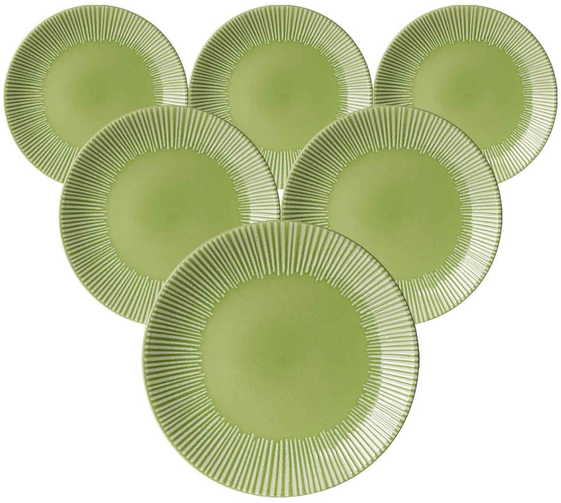 Ritzenhoff & Breker Banda Dessertteller ø 21 cm 6er Set Grün - DS Bild 1