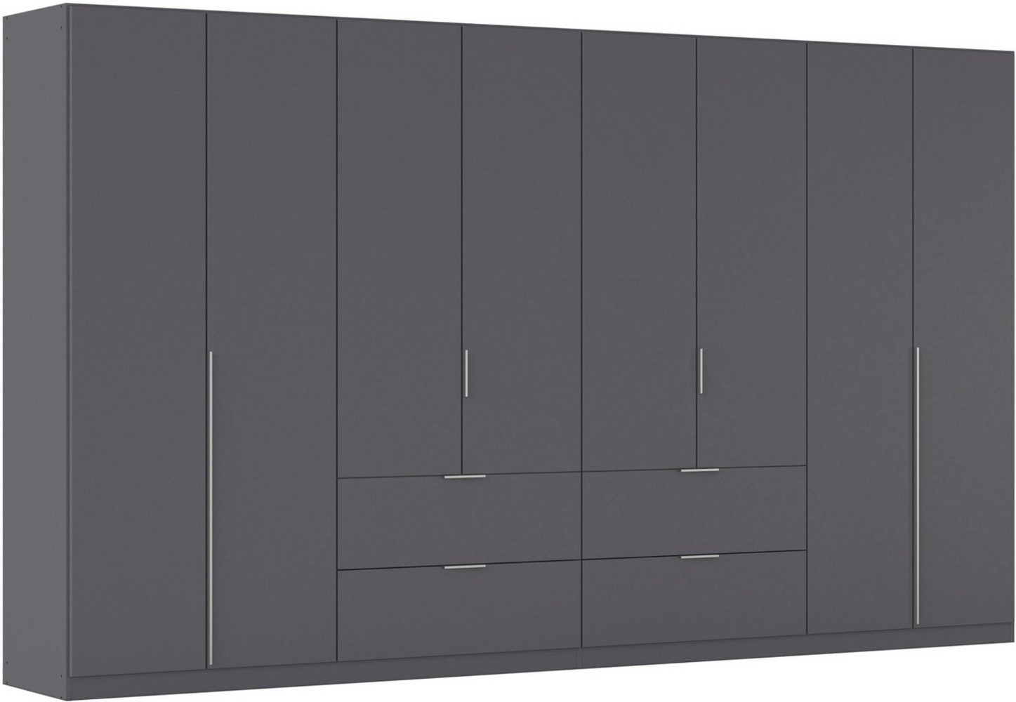 rauch Drehtürenschrank Kleiderschrank Schrank Garderobe AGORDO mit Dekor- oder Hochglanzfront (in zwei Griff-Farben, Breiten 91-360 cm) mit Außenschubkästen, in 7 Breiten und 2 Höhen MADE IN GERMANY Bild 1