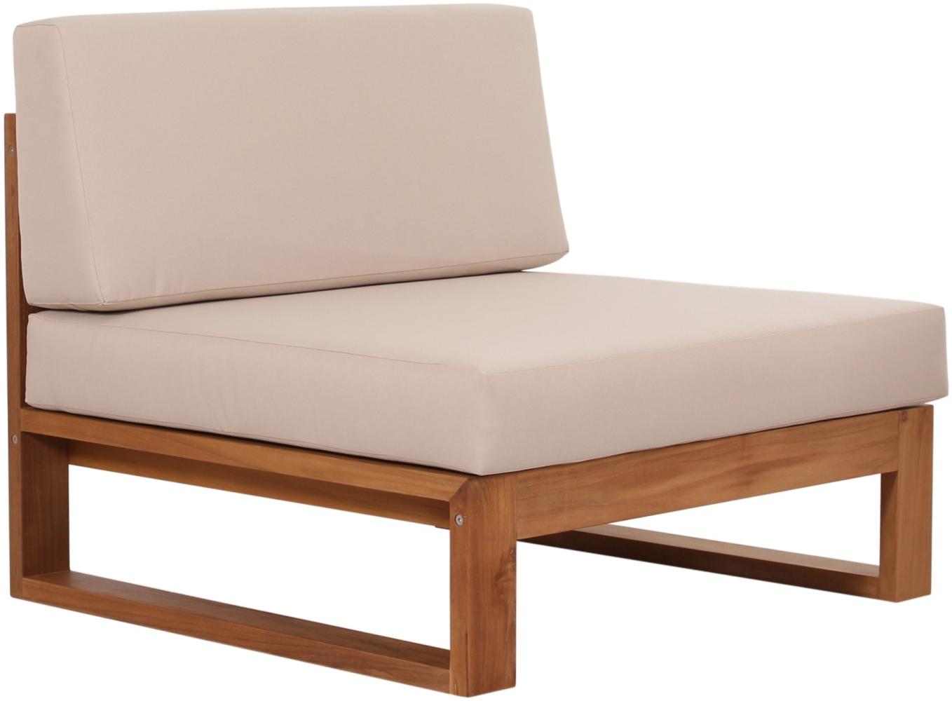 Loungesessel Molveno Teak Massivholz mit Auflagen von Teako Design Bild 1