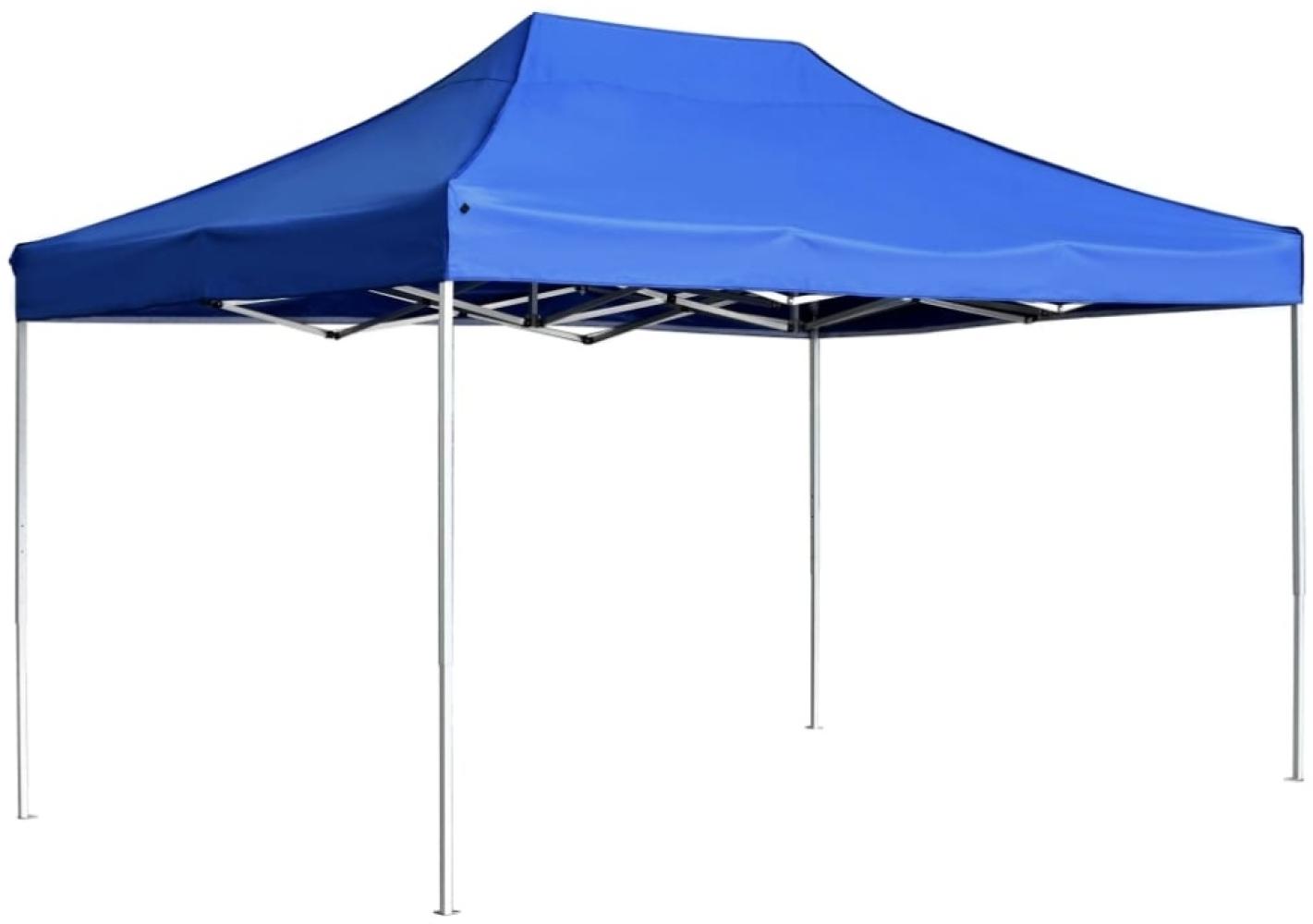 vidaXL Profi-Partyzelt Faltbar Aluminium 4,5x3 m Blau 45492 Bild 1