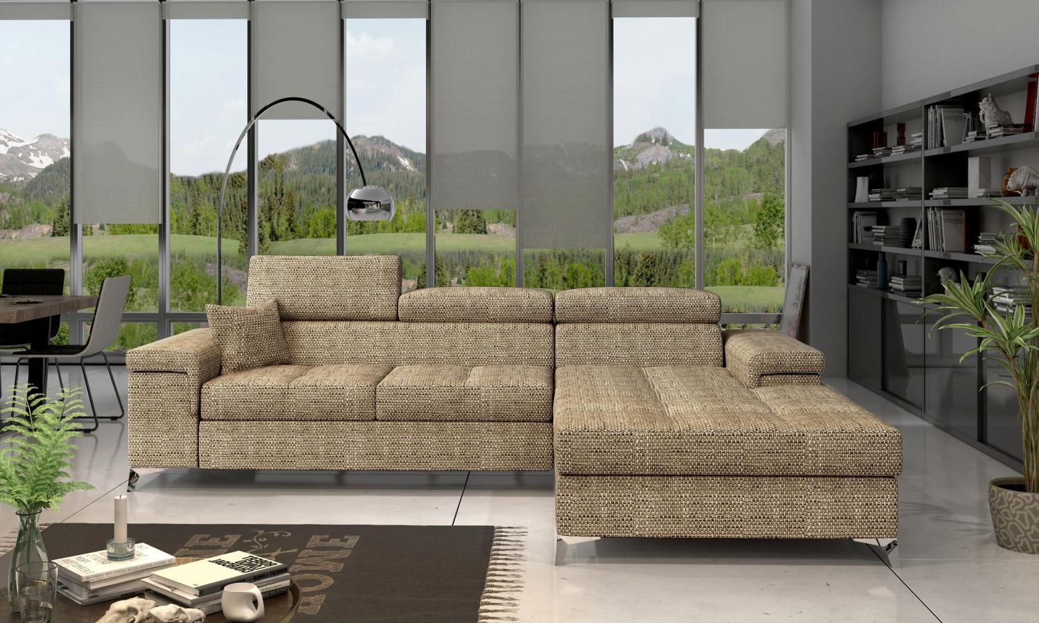 Wohnideebilder Ricardo Beige Ecksofas & Eckcouches Ric_24 Bild 1