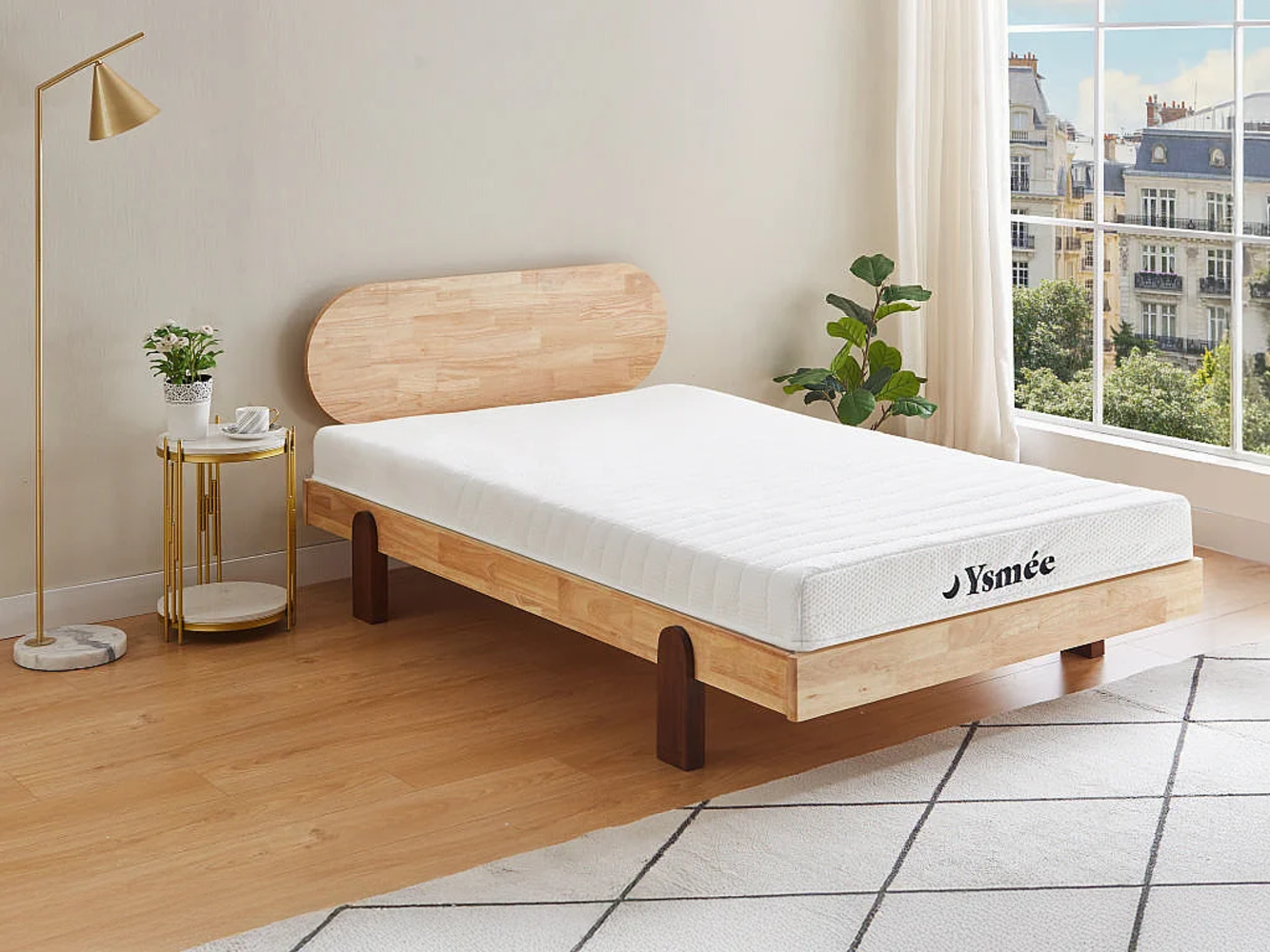 Vente-unique - Kaltschaummatratze - 7 Zonen - Härtegrad 2 - 90 x 200 cm - Stärke 12 cm - STELO KIDS von MORGENGOLD Bild 1