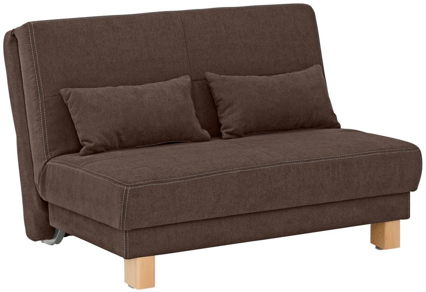 Home affaire Schlafsofa Gina, vom Sofa zum Bett mit einem Handgriff, in 4 Breiten, Nierenkissen Bild 1