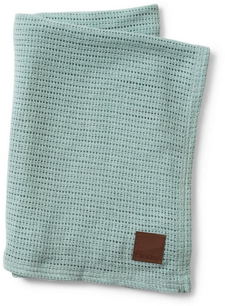 Babydecke Strickdecke - Aqua Turquoise, Elodie Bild 1