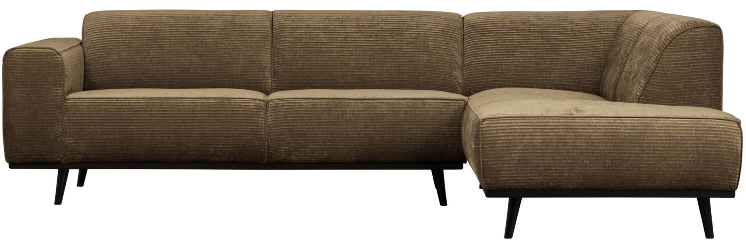 Ecksofa Statement aus gewebten Jacquard Rechts, Braun Bild 1