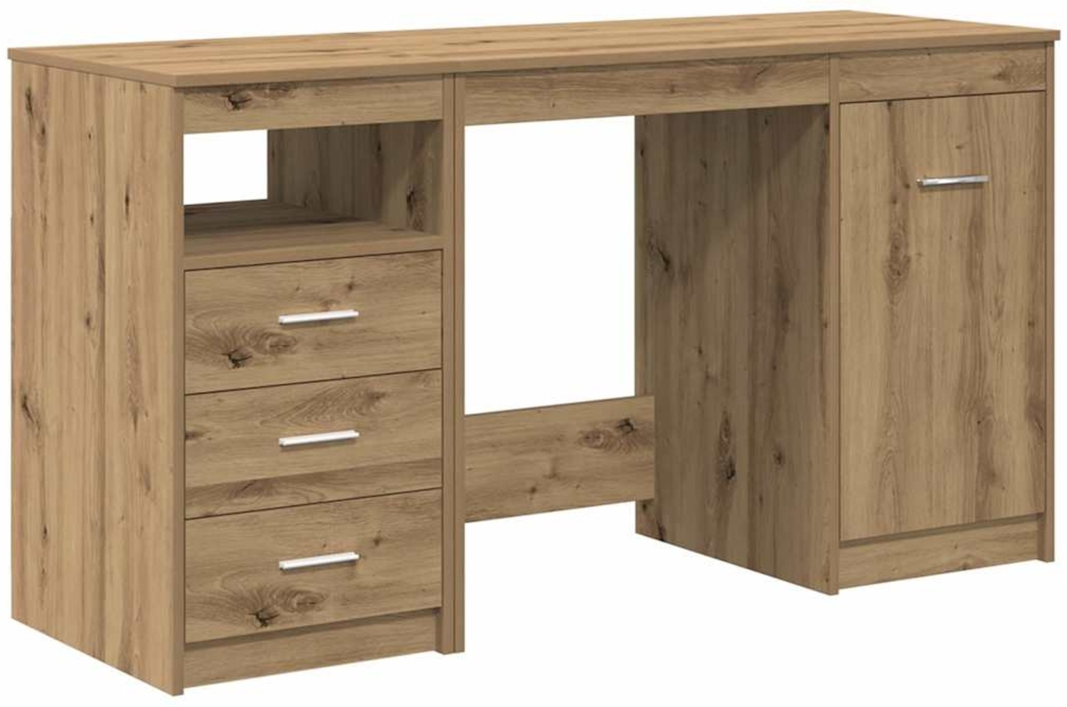 vidaXL Schreibtisch mit Schrank Artisan Oak Engineered Wood 3328552 Bild 1