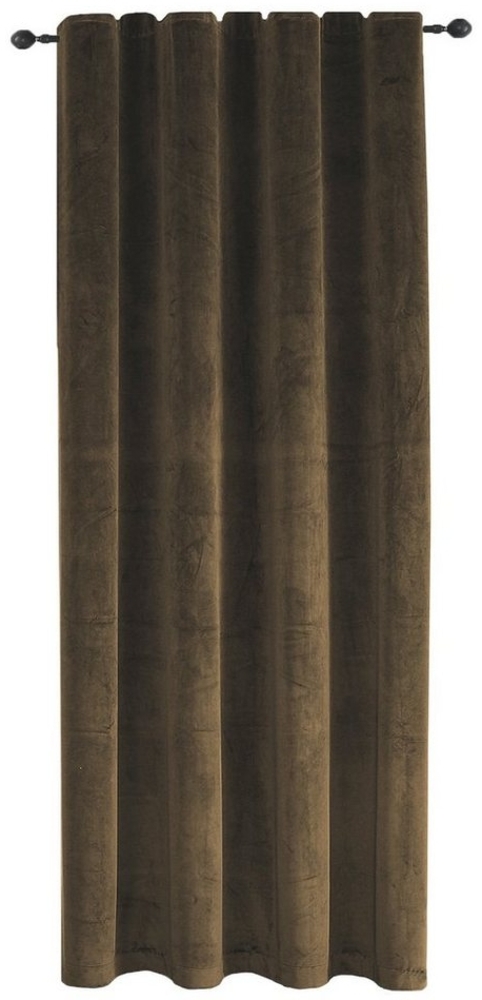 Haus und Deko Gardine Verdunkelungsvorhang Samt weich Vorhang Kräuselband blickdicht Gardine, Kräuselband (1 St), Polyester Bild 1