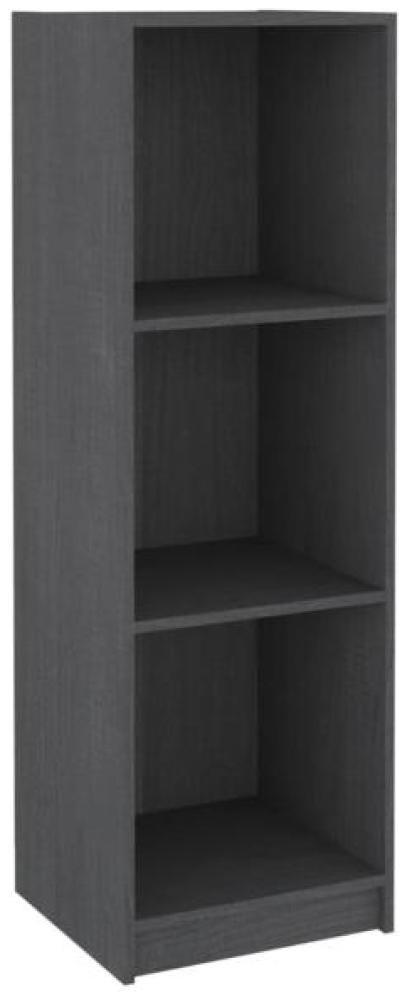 vidaXL Bücherregal/Raumteiler Grau 36x33x110 cm Massivholz Kiefer 809938 Bild 1