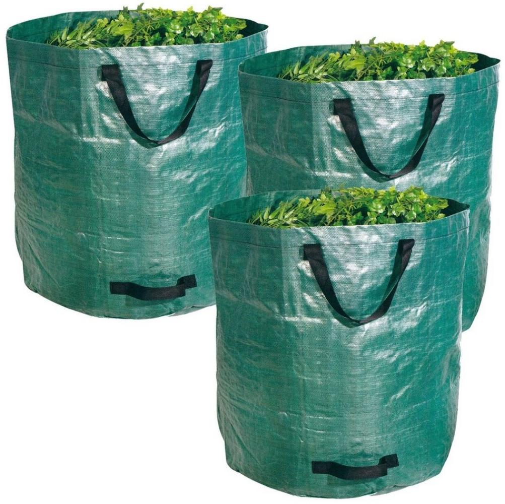 BigDean Biomülleimer Gartenabfallsack XXL 272L Extra robustes Polypropylen-Gewebe 150g/m² Bild 1