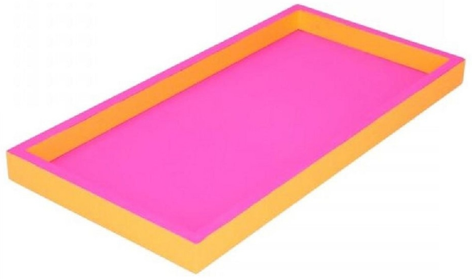 Giftcompany Getränkeuntersetzer Tablett Neo Rechteckig Neon Pink Neon Orange (30x15 cm) Bild 1