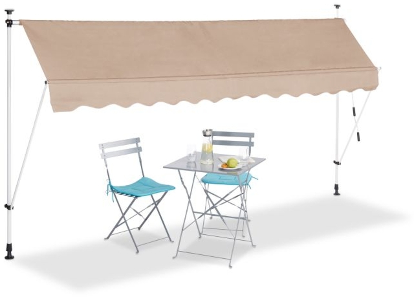 Klemmmarkise beige Bild 1