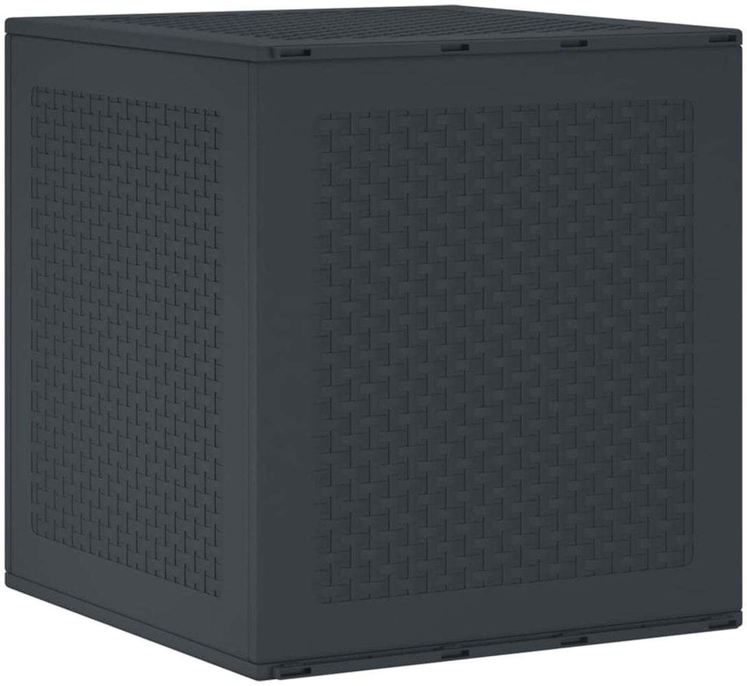 vidaXL Gartenlagerbox Anthrazit 55 x 53 x 57 cm Polypropylen 870579 Bild 1
