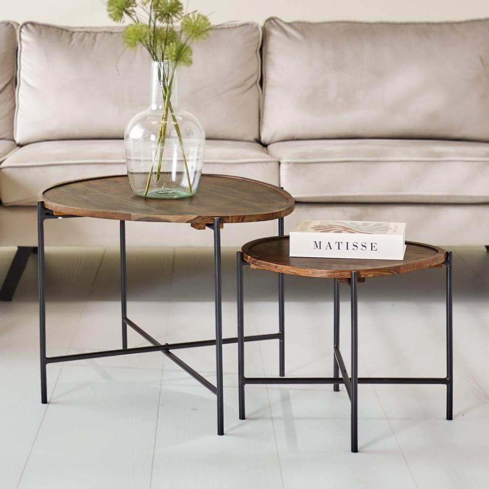 Organisches Couchtisch 2er-Set Norah Mangoholz Bild 1