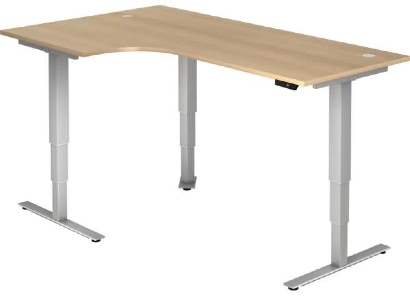 Sitz-Steh-Winkeltisch elektrisch 200x120 -128,5cm 90 Grad E Bild 1