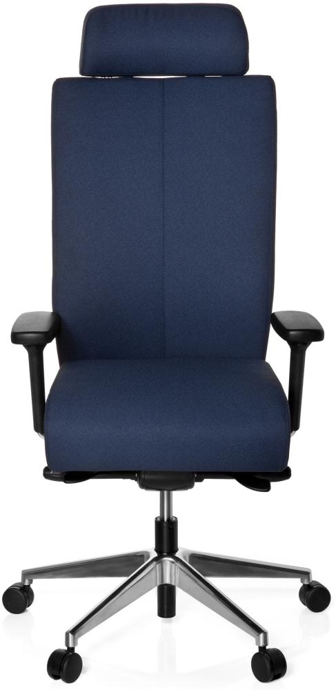 hjh OFFICE Profi Bürostuhl PRO-TEC XXL Stoff blau Bild 1