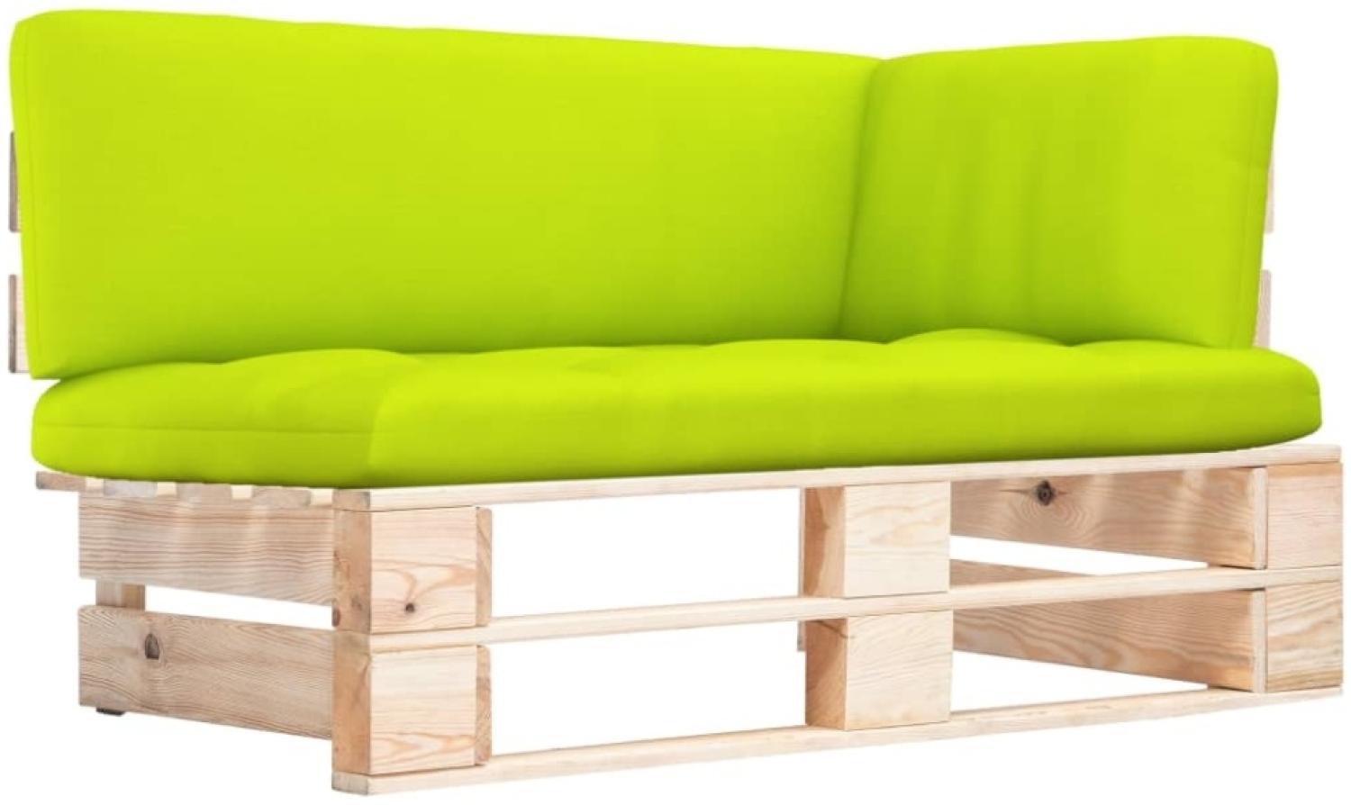 vidaXL Outdoor-Ecksofa Paletten Kiefernholz Imprägniert 3066611 Bild 1