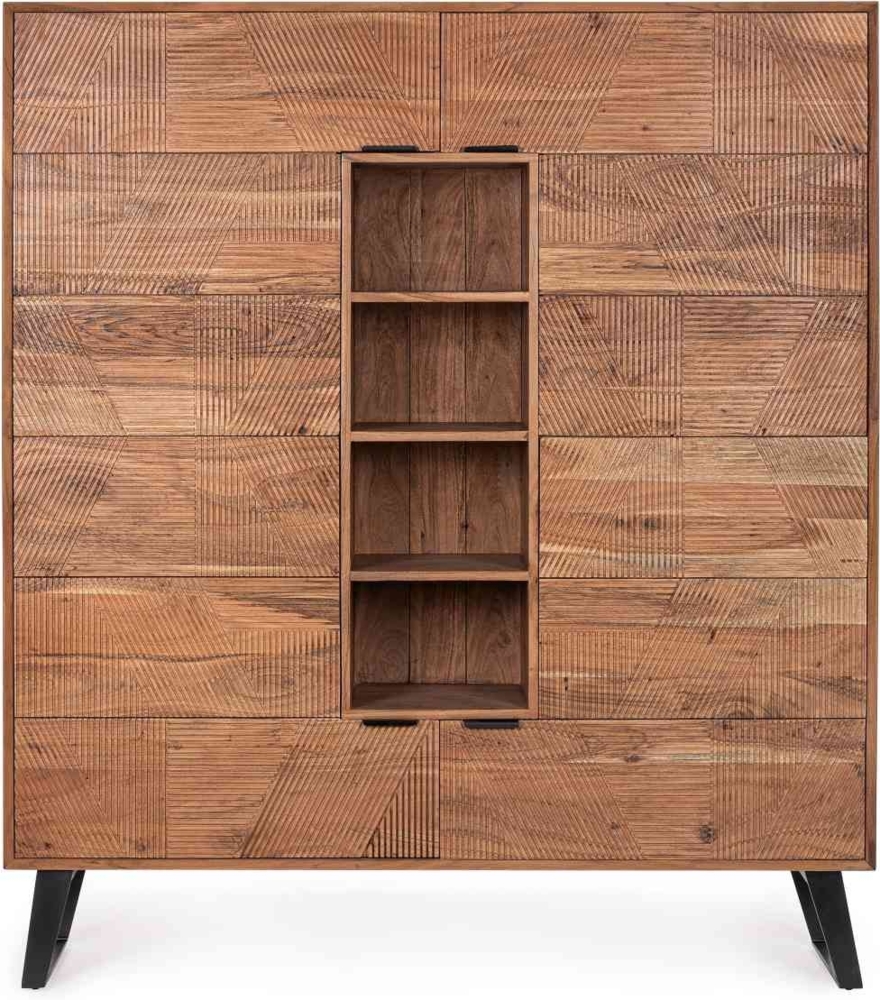 Highboard Isar aus Akazienholz, 145 cm Bild 1