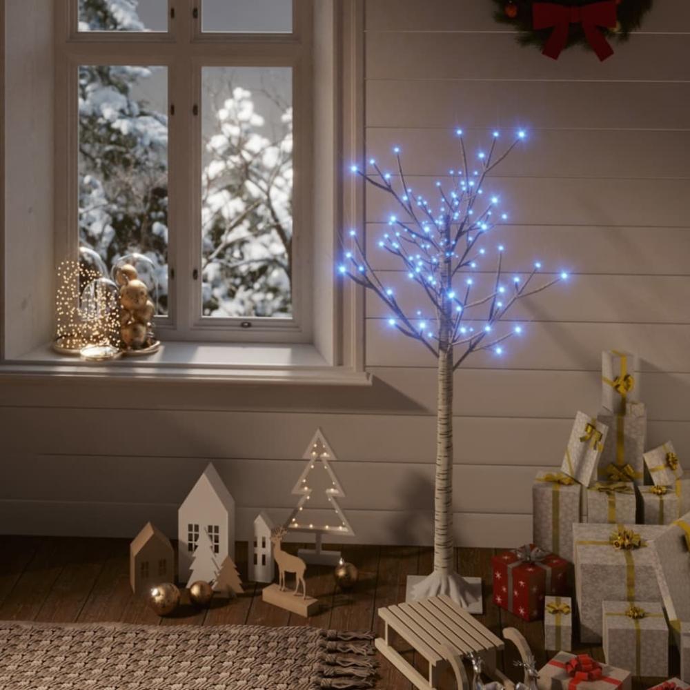 vidaXL Weihnachtsbaum 120 LEDs 1,2 m Blau Indoor Outdoor 328674 Bild 1