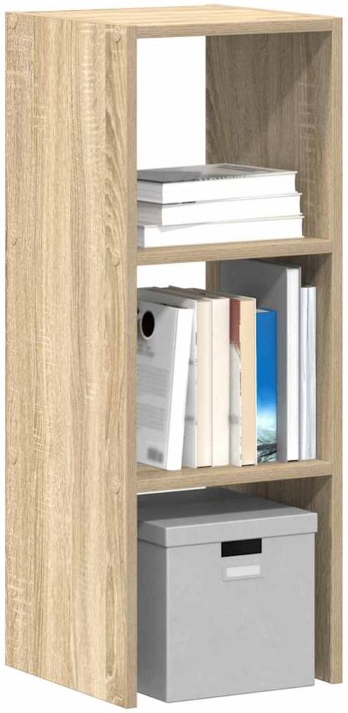 vidaXL Bücherregal Stapelbar Sonoma-Eiche 30x30x80 cm Holzwerkstoff 858807 Bild 1