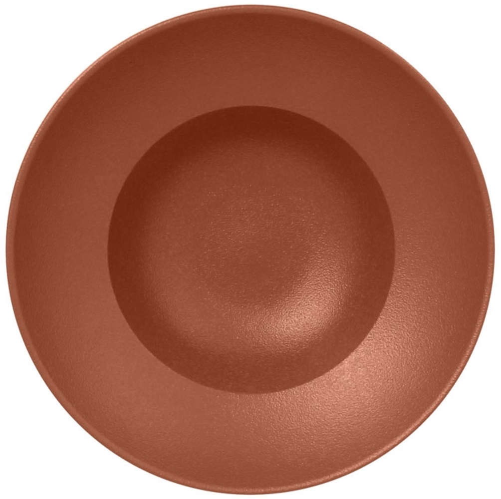 RAK Porcelain Neofusion terra brown Teller extra tief rund Ø 22.7 cm / Ht. 7.8 cm / Cont. 33 cl Bild 1