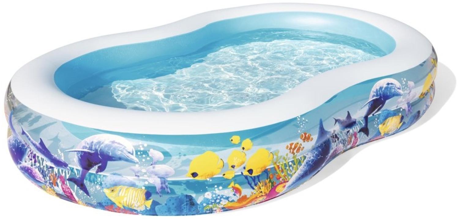 Bestway aufblasbarer Ocean Pool 262 x 157 x 46 cm Bild 1