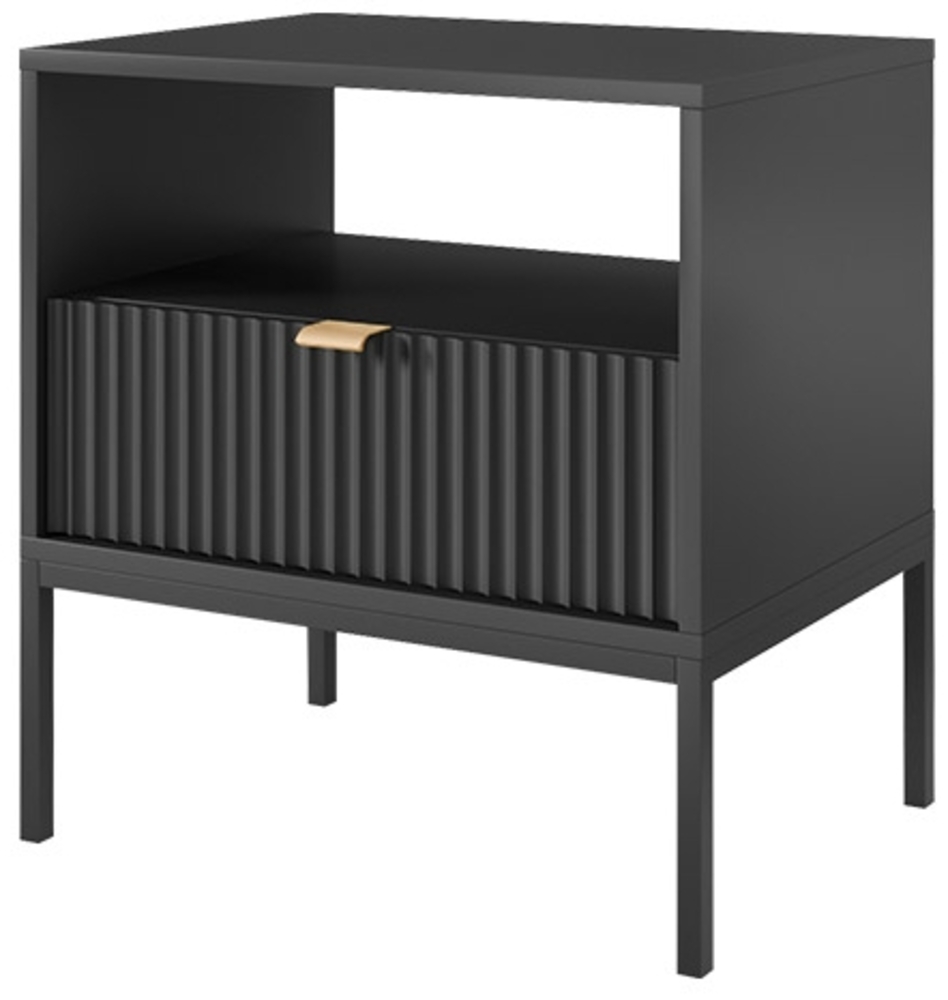 Nachttisch 'Sivone S54' Schwarz Bild 1