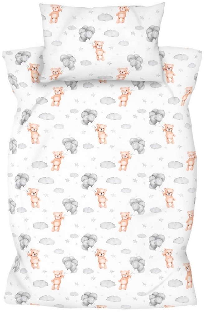 Amilian Kinderbettwäsche 100x135 - Bettwäsche Kinder - Kopfkissenbezug 40x60 cm Babybettwäsche, 2 teilig, 100% Baumwolle, für Mädchen und Jungen Bild 1