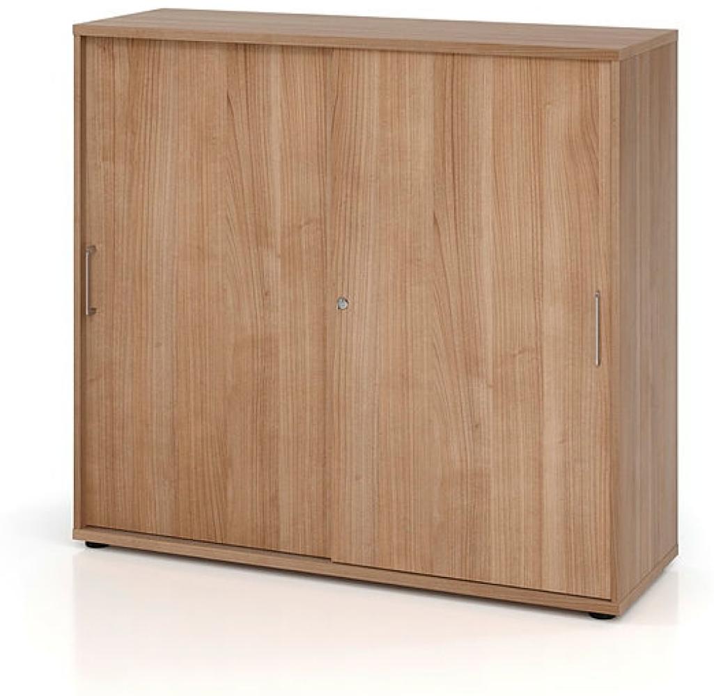 Hammerbacher Aktenschrank BETA V1753S/W/W/RE, Holz abschließbar, 3 OH, 120 x 110 x 40 cm, weiß Bild 1