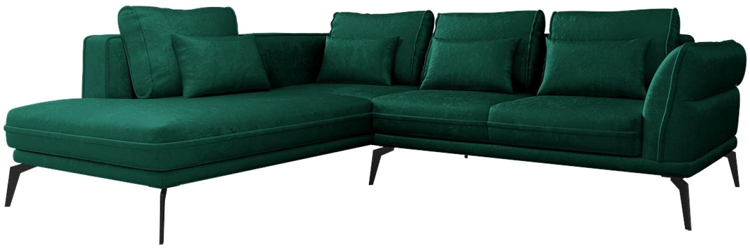 Ecksofa Bakira (Farbe: Monolith 37, Seite: Links OT-2R) Bild 1